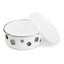 dice theory bowl -chic bowl -stainless steel-dice printed design on white color bowl- Wavechoppa