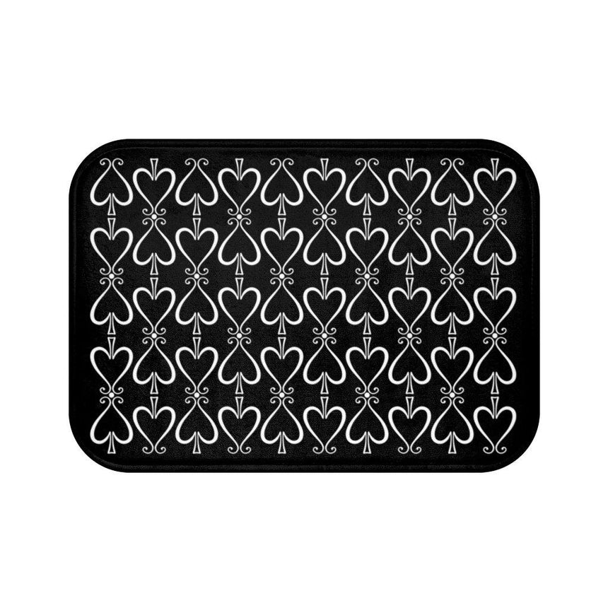 choppa bath mat- cool bathmats- white texture-black background- Wavechoppa