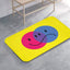 bipolar bath mat -cool bathmats - yellow color- upbeat and lofi- Wavechoppa