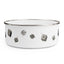 dice theory bowl-lightweight stainless steel-dice printed design on white color bowl- Wavechoppa